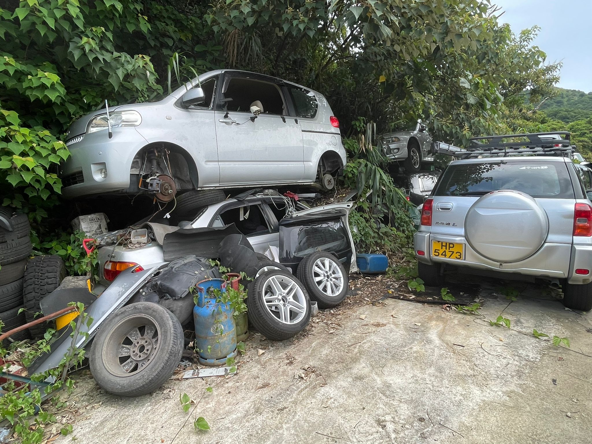車身損毀車輛回收處理實況